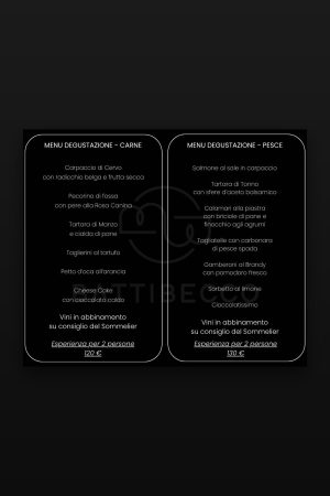 Experience Card Il Battibecco – menu degustazione per 2 persone