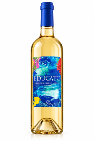 Educato – vino Toscana IGT La Melagrana, etichetta di Vidà